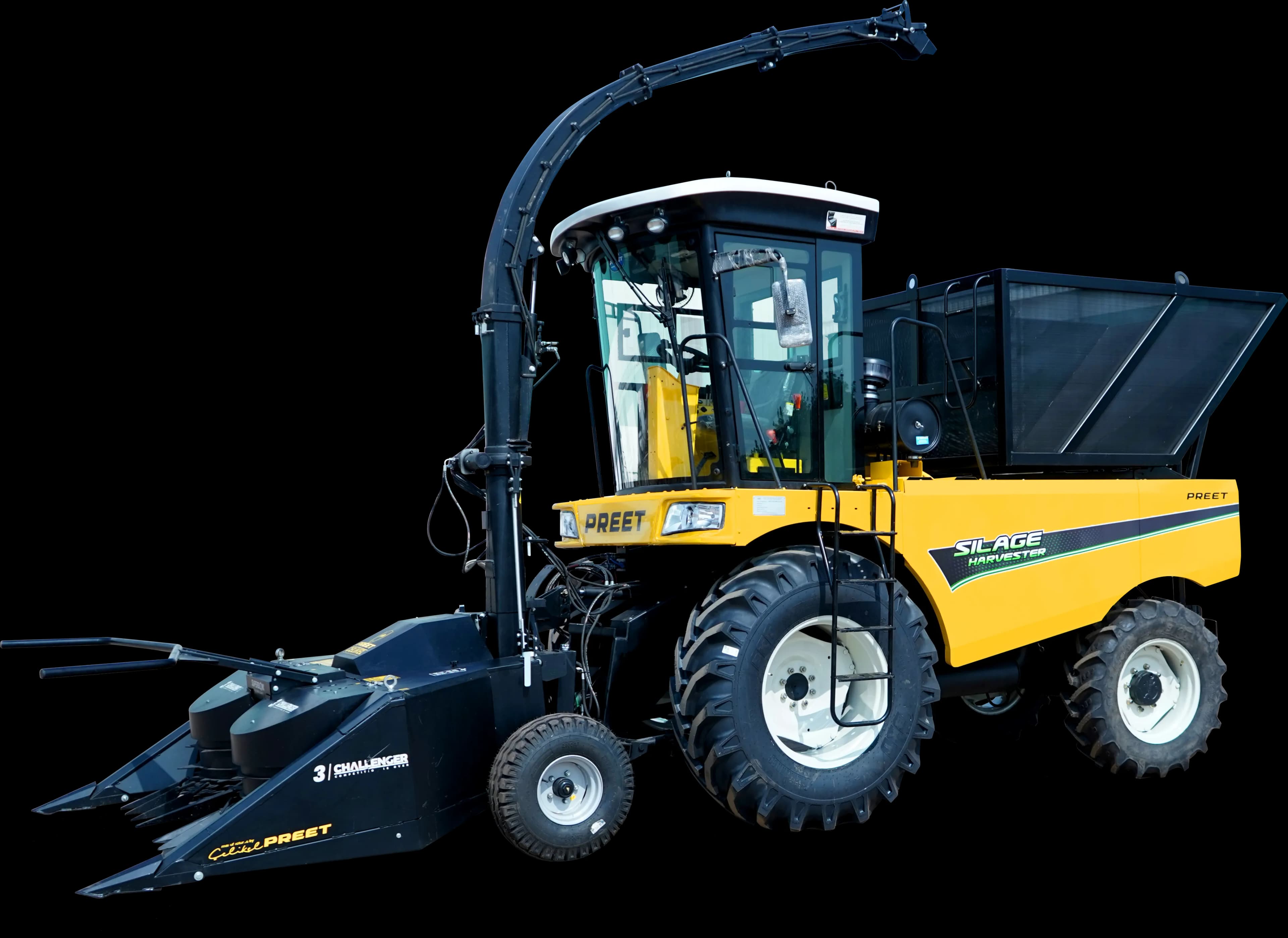 Preet 7049 Silage Harvester (4WD, AC Cabin)