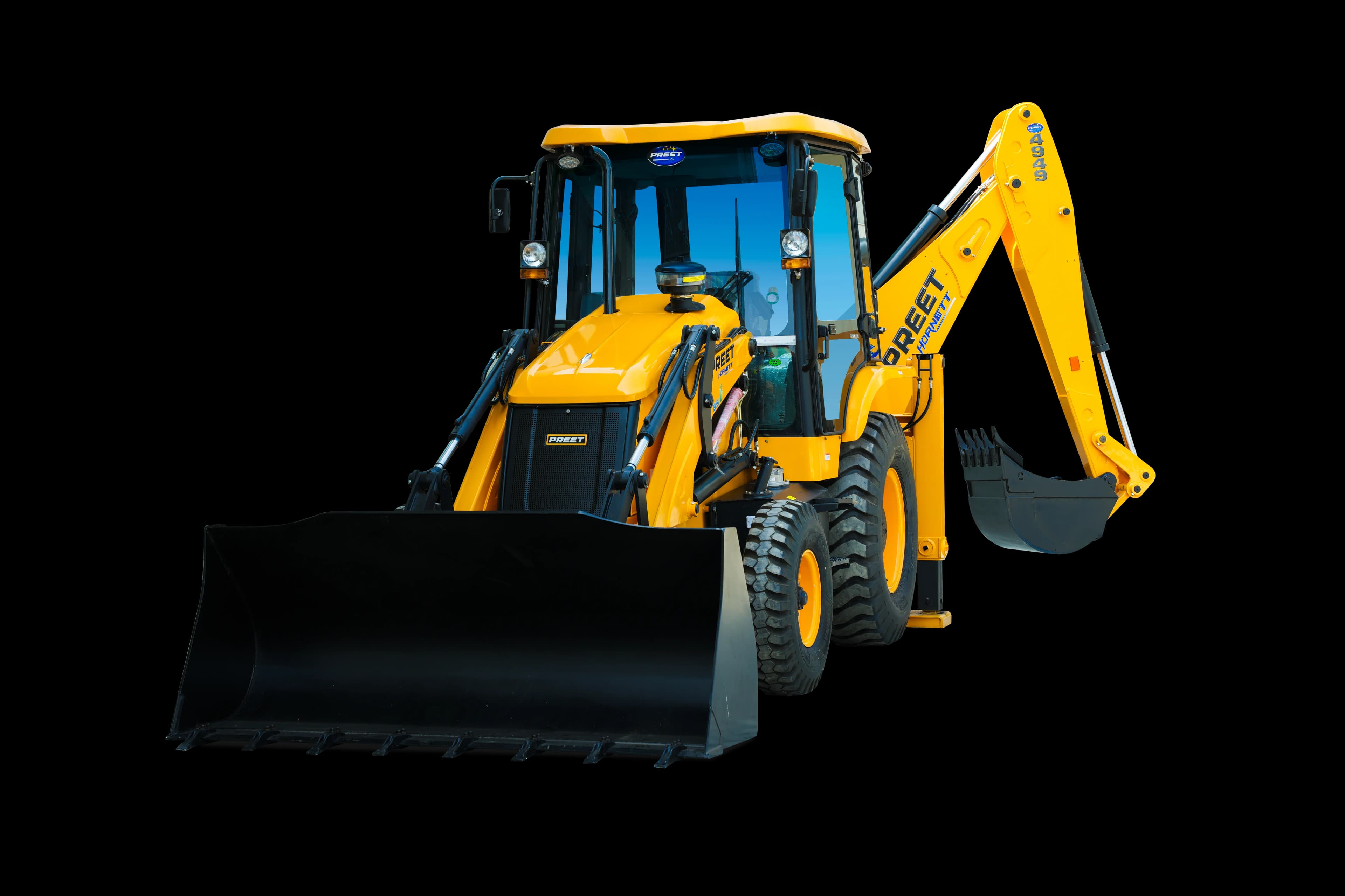 Preet 4949 Hornett BS-V Backhoe Loader (2WD Standard)