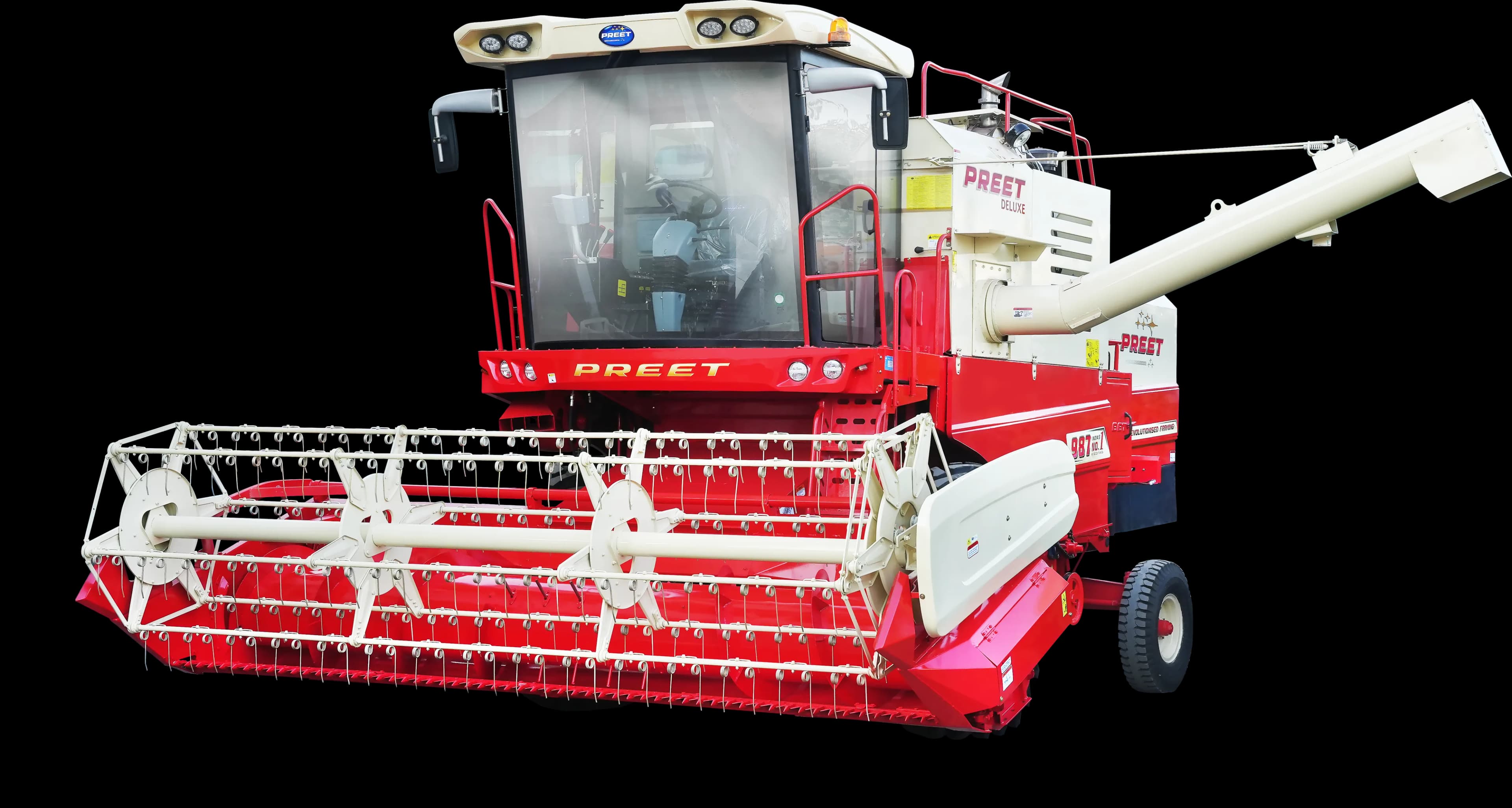 Preet 987 DELUXE (AC Cabin & Double Thresher)